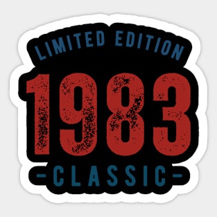 Limited Edition Classic 1983 Sticker